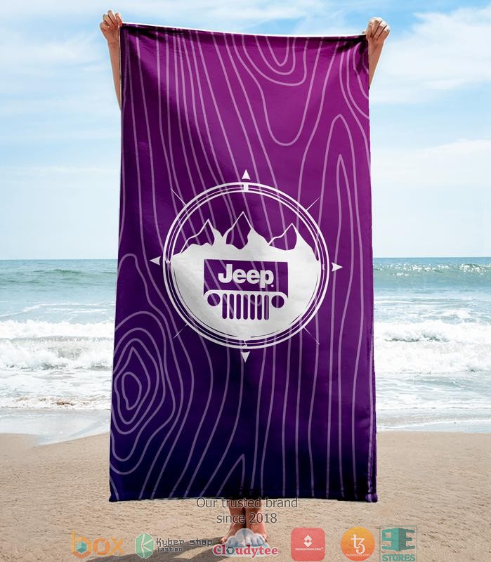 Jeep_Purple_Beach_Towel