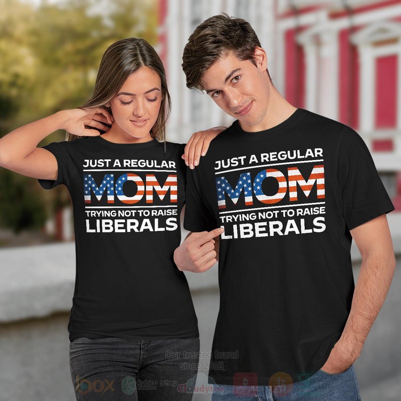 Just_A_Regular_Mom_Trying_Not_To_Raise_Trying_Not_To_Raise_Liberals_Long_Sleeve_Tee_Shirt