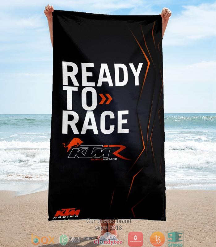 KTM_Ready_to_race_Beach_Towel