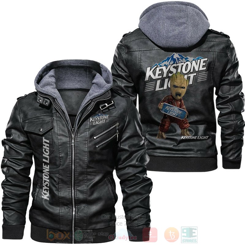 Keystone_Light_Marvel_Groot_Leather_Jacket
