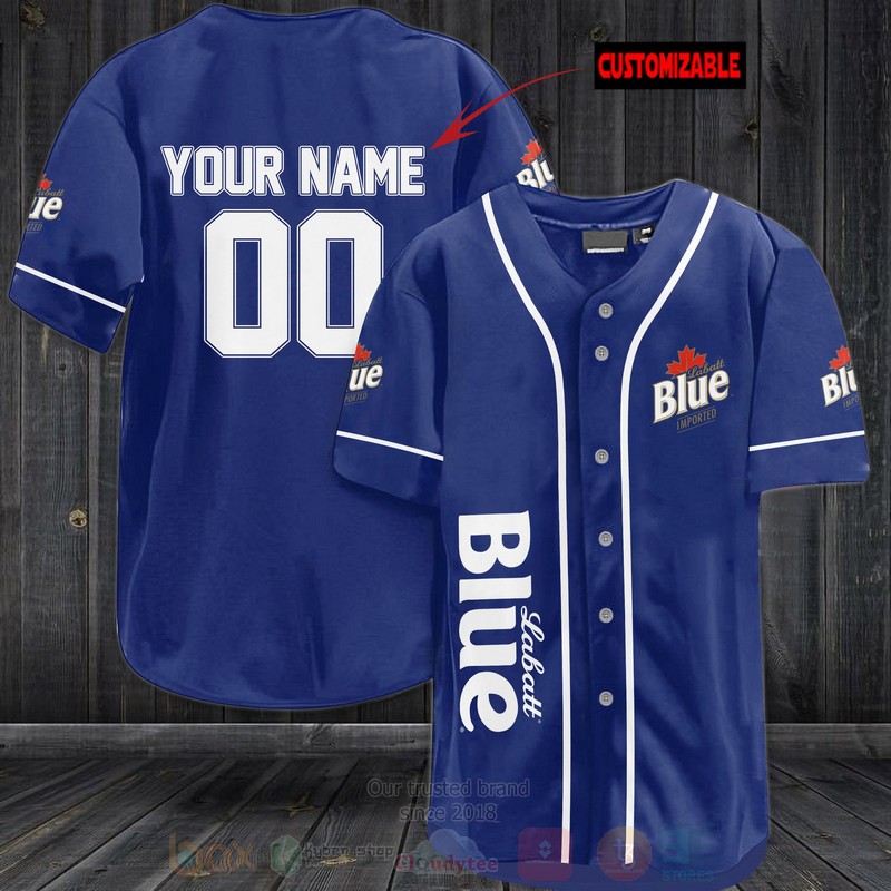 Labatt_Blue_Imported_Personalized_Baseball_Jersey_Shirt