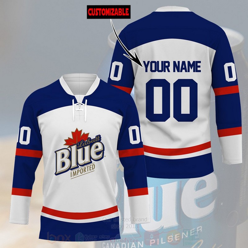 Labatt_Blue_Personalized_Hockey_Jersey_Shirt