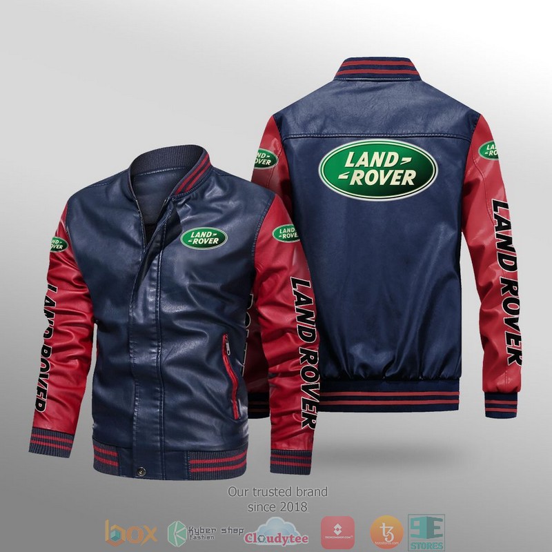 Land_Rover_Car_Brand_Leather_Bomber_Jacket_1