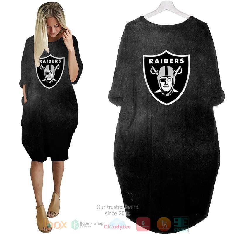 Las_Vegas_Raiders_NFL_black_Pocket_Dress