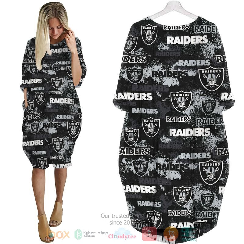 Las_Vegas_Raiders_NFL_logo_black_Pocket_Dress