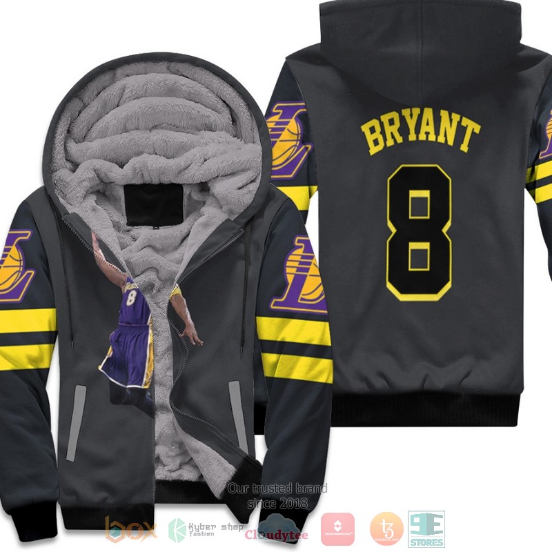 Los_Angeles_Lakers_Kobe_Bryant_8_NBA_Black_fleece_hoodie