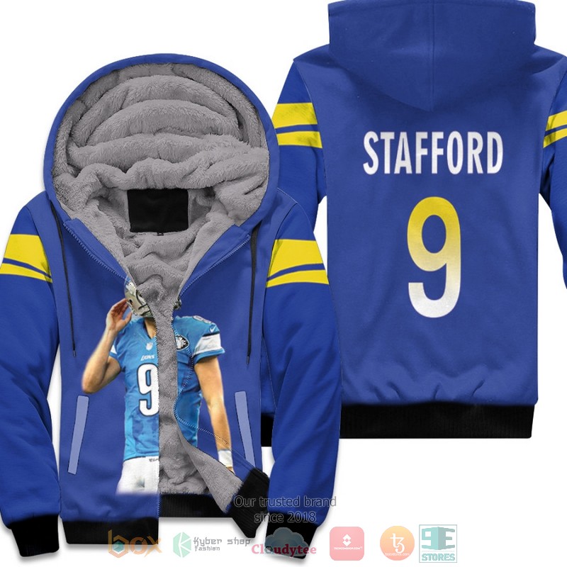Los_Angeles_Rams_Matthew_Stafford_9_NFL_Royal_fleece_hoodie
