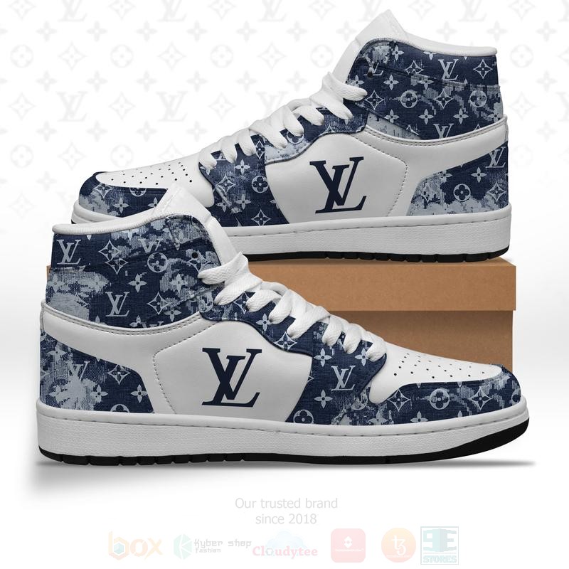 Louis_Vuitton_Blue-White_Air_Jordan_High_Top_Shoes