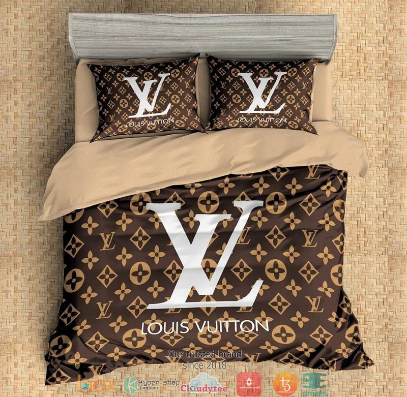 Louis_Vuitton_Brown_Duvet_cover_bedding_set