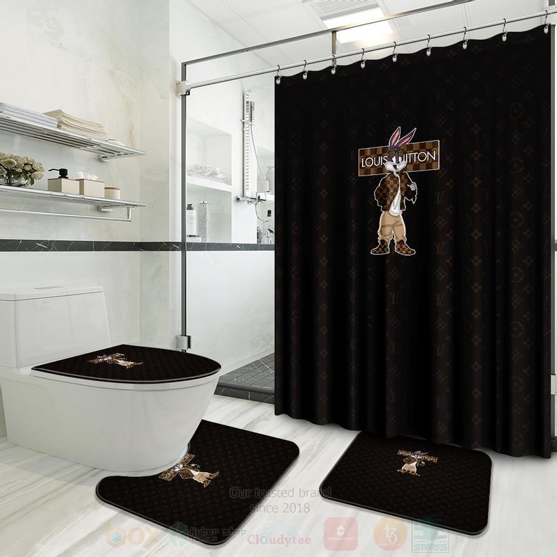Louis_Vuitton_Bugs_Bunny_Shower_Curtain_Bathroom_Set
