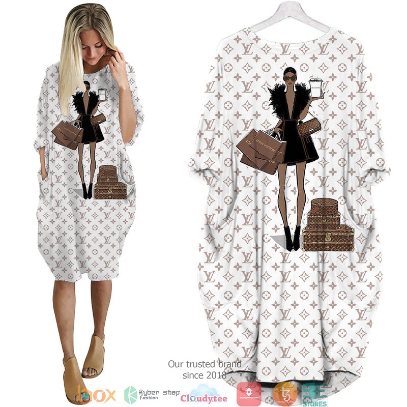 Louis_Vuitton_Cool_Girl_White_Batwing_Pocket_Dress