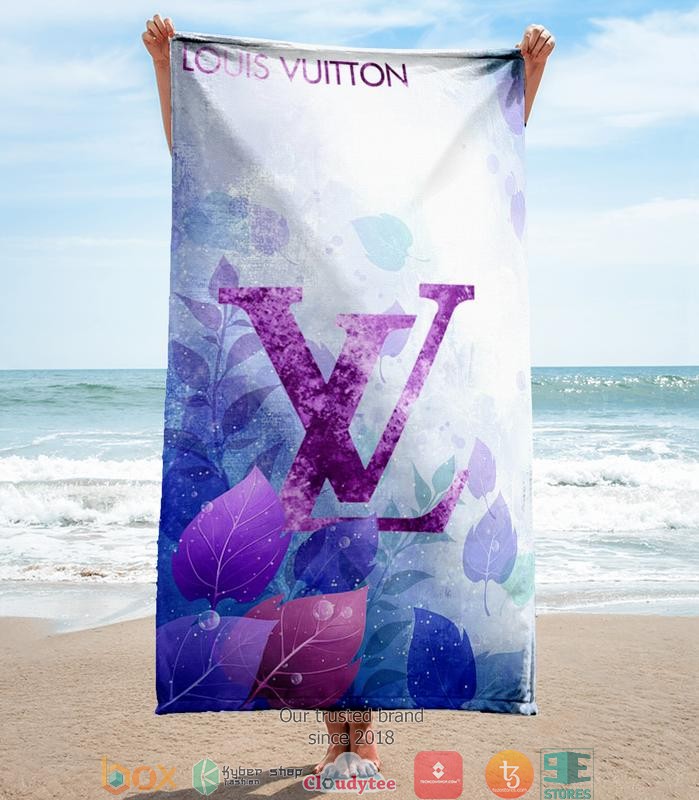 Louis_Vuitton_Flower_Purple_Galaxy_Beach_Towel