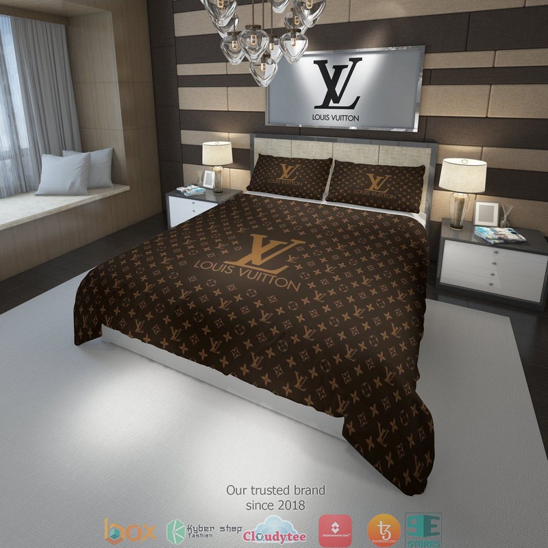 Louis_Vuitton_LV_Brown_Duvet_cover_bedding_set