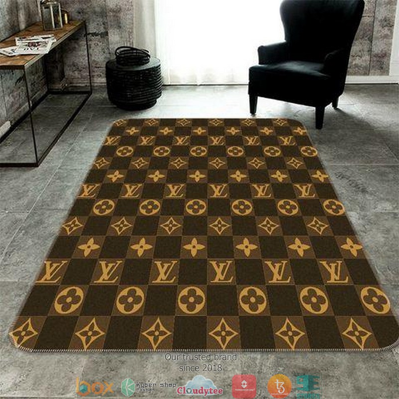 Louis_Vuitton_LV_Caro_Brown_Carpet_Rug