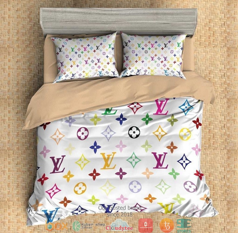 Louis_Vuitton_LV_Multicolor_pattern_Duvet_cover_bedding_set
