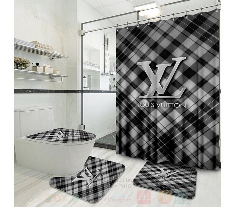 Louis_Vuitton_Luxury_Black-White_Caro_Shower_Curtain