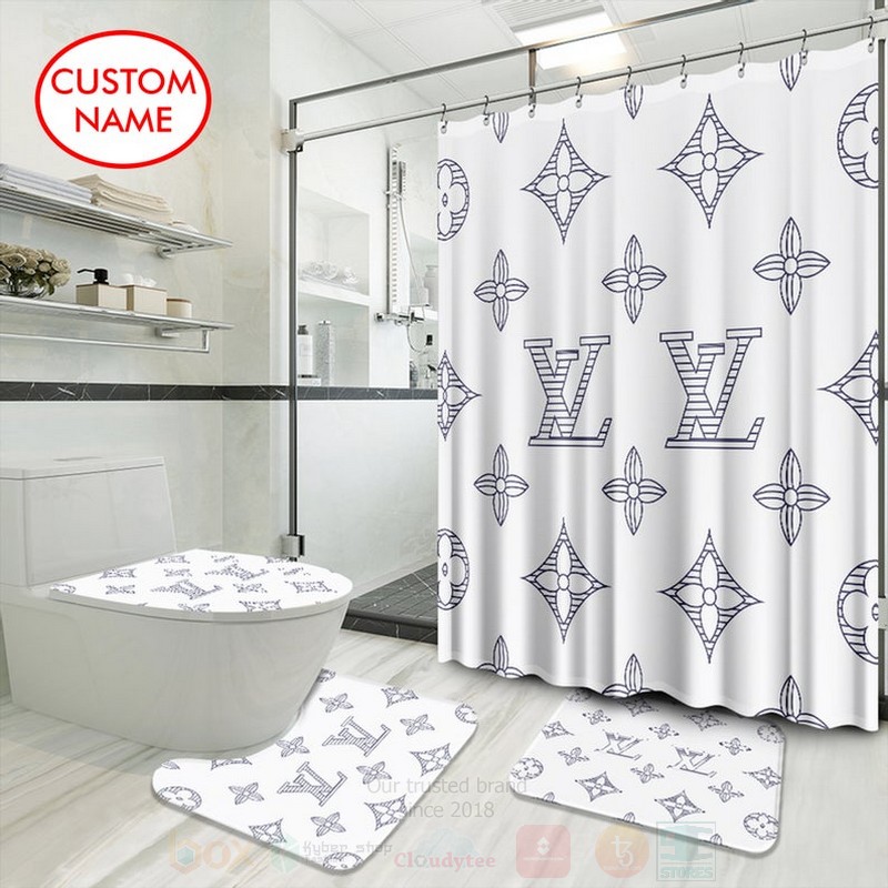Louis_Vuitton_Luxury_Custom_Name_Full_White_Shower_Curtain
