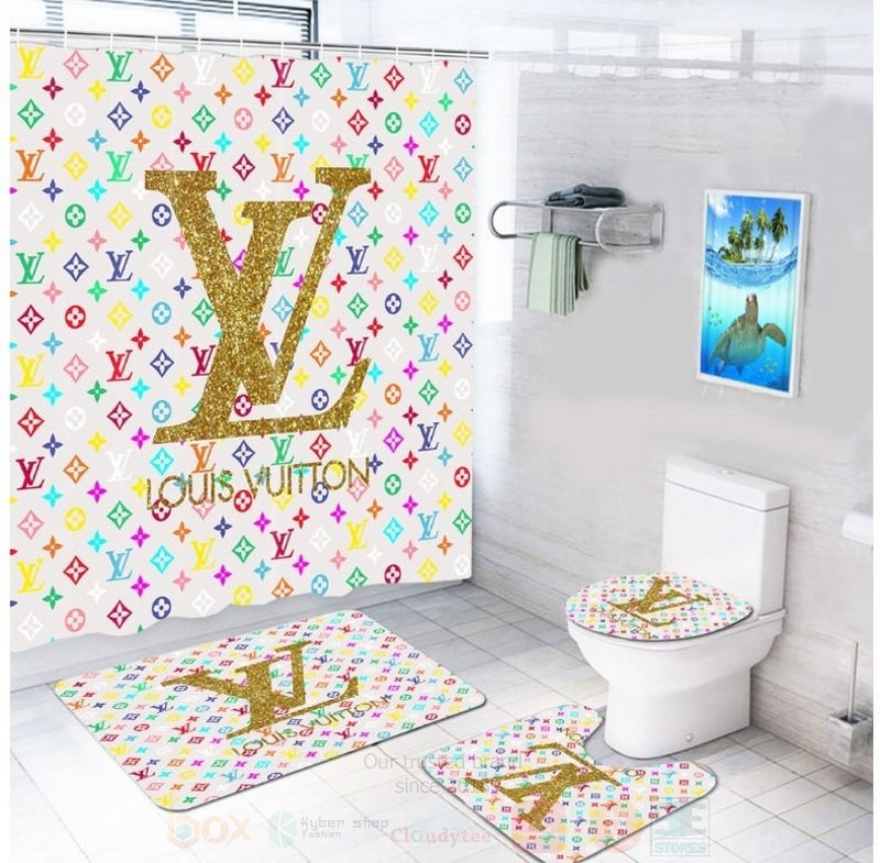 Louis_Vuitton_Luxury_Multi_Color_Shower_Curtain
