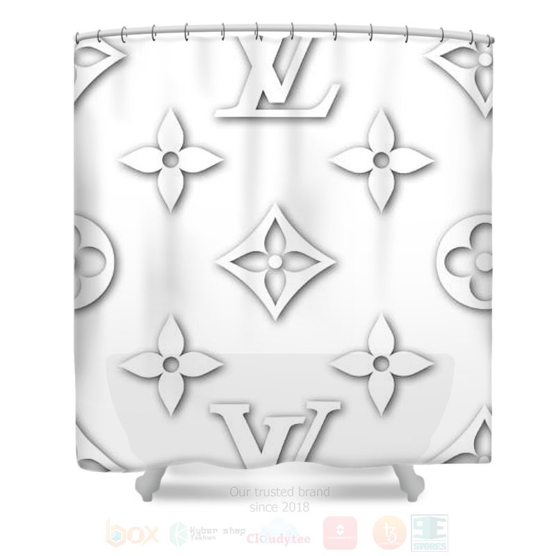 Louis_Vuitton_Luxury_White-Grey_Shower_Curtain
