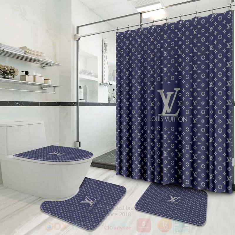 Louis_Vuitton_Navy_Shower_Curtain_Bathroom_Set