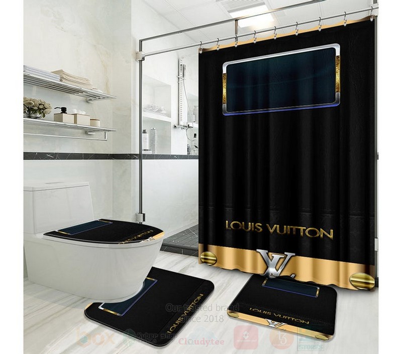 Louis_Vuitton_Paris_Luxury_Black-Yellow_Shower_Curtain