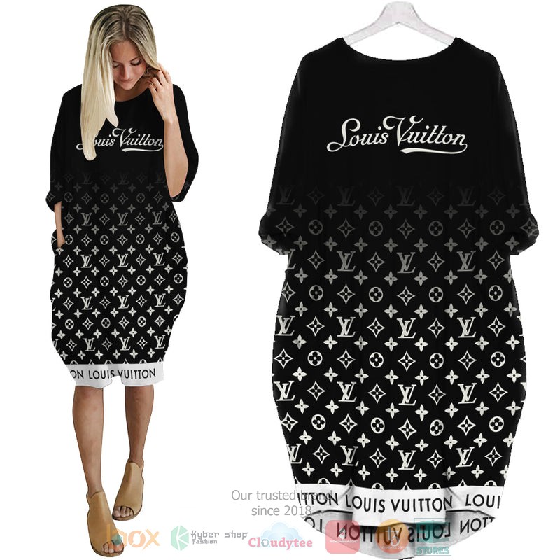 Louis_Vuitton_black_pattern_Pocket_Dress