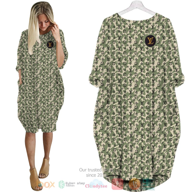 Louis_Vuitton_camo_pattern_Pocket_Dress