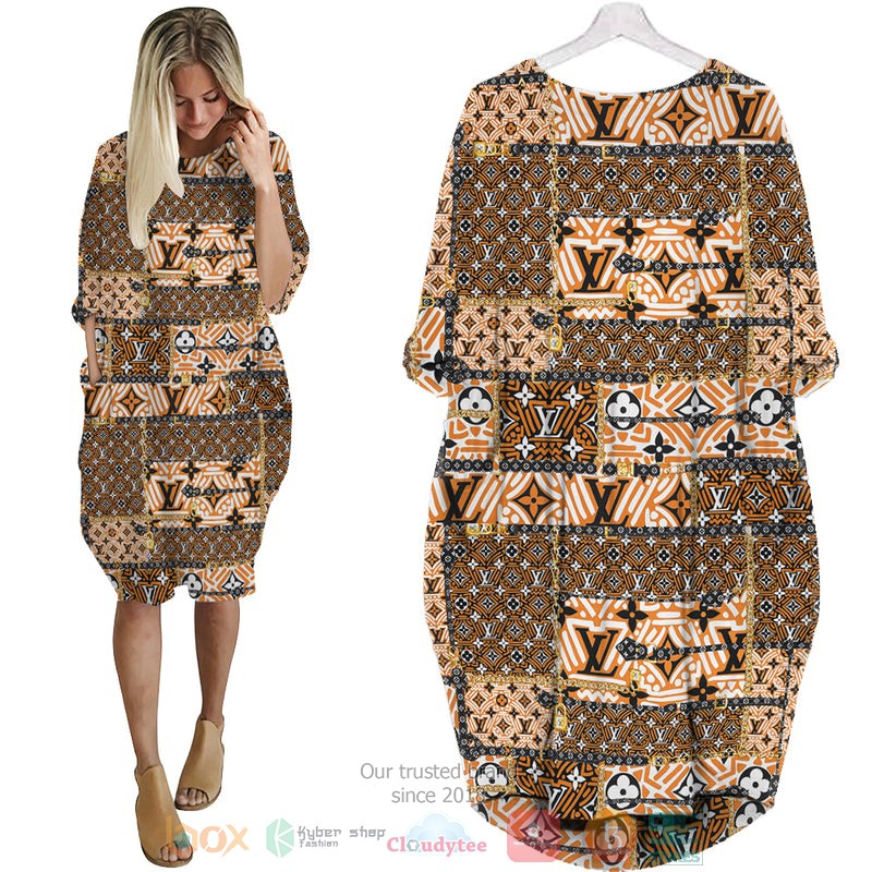 Louis_Vuitton_pattern_Pocket_Dress