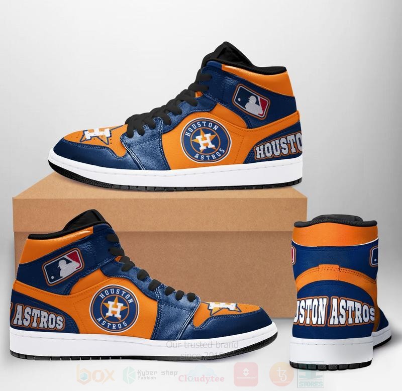 MLB_Houston_Astros_Air_Jordan_High_Top_Shoes