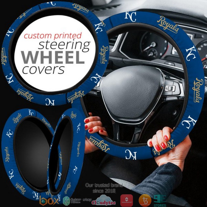 MLB_Kansas_City_Royals_Blue_Steering_wheel_1