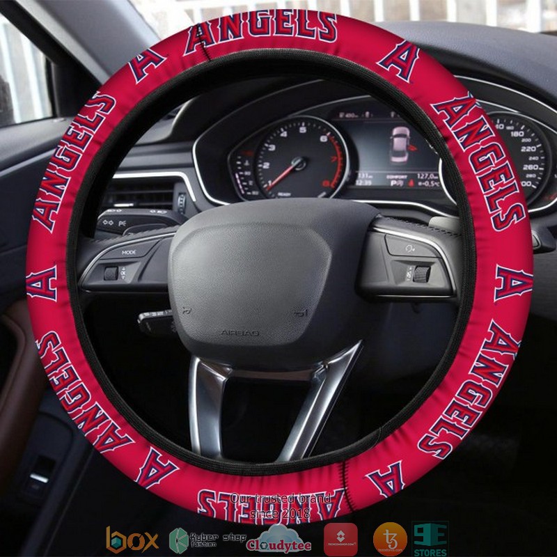 MLB_Los_Angeles_Angels_Red_Steering_wheel