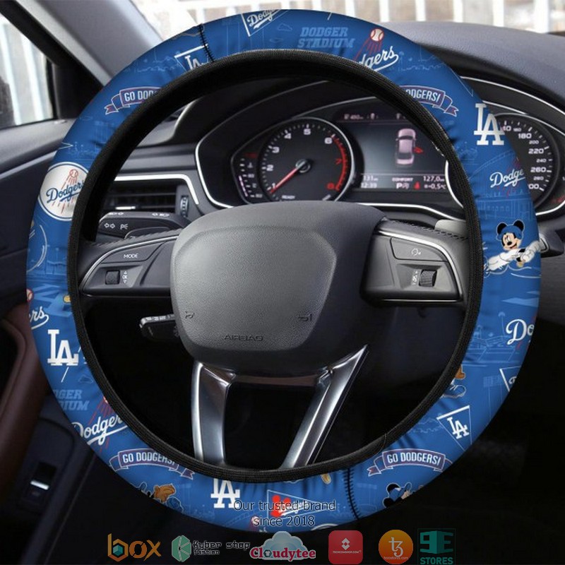 MLB_Los_Angeles_Dodgers_Blue_Steering_wheel