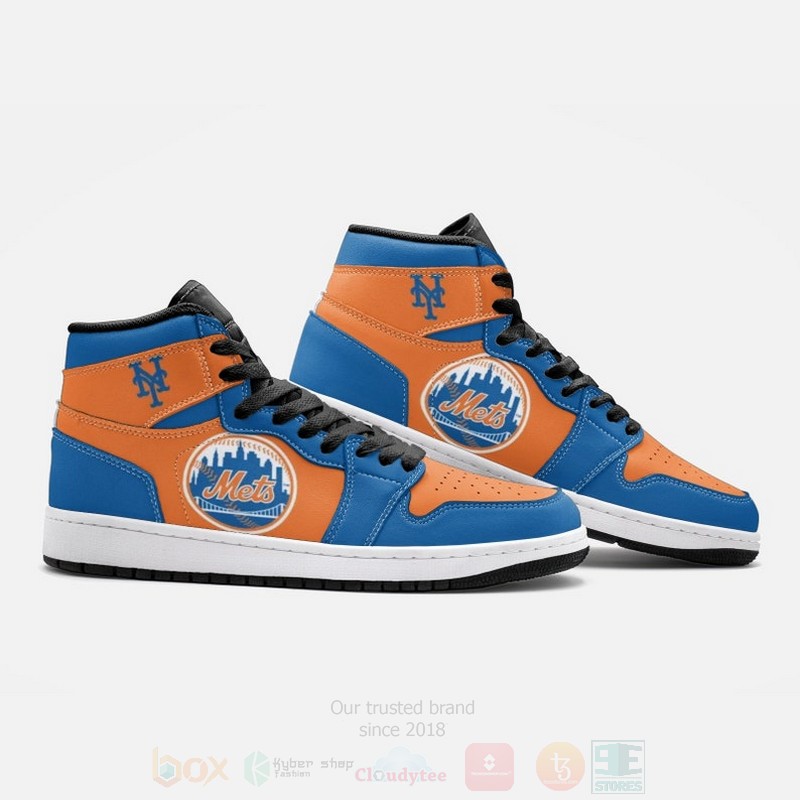 MLB_New_York_Mets_Air_Jordan_1_High_Top_Shoes_1