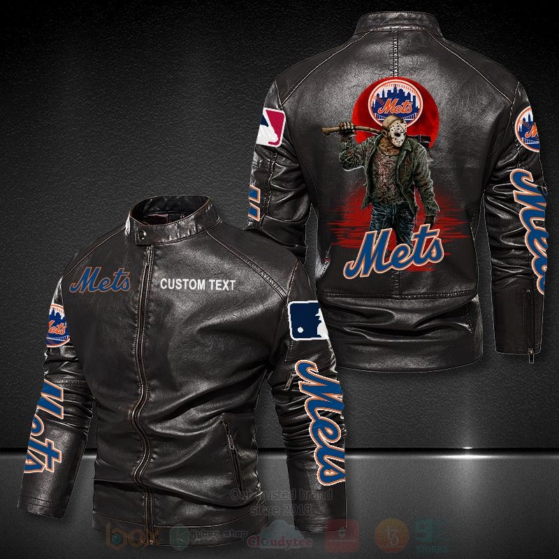 MLB_New_York_Mets_Jason_Voorhees_Custom_Name_Collar_Leather_Jacket
