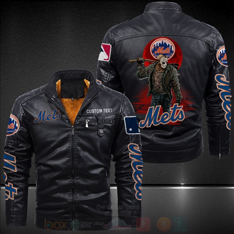 MLB_New_York_Mets_Jason_Voorhees_Custom_Name_Trend_Fleece_Leather_Jacket