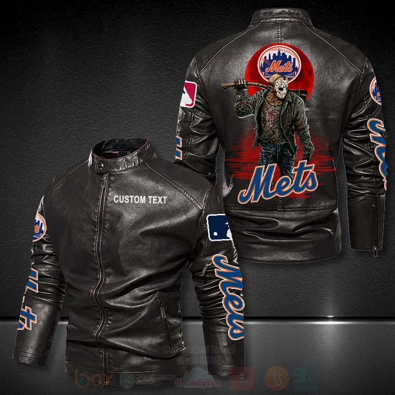 MLB_New_York_Mets_Jason_Voorhees_Halloween_Custom_Name_Leather_Jacket