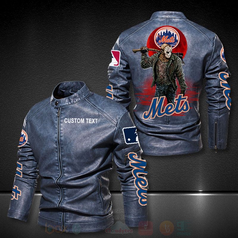 MLB_New_York_Mets_Jason_Voorhees_Halloween_Custom_Name_Leather_Jacket_1