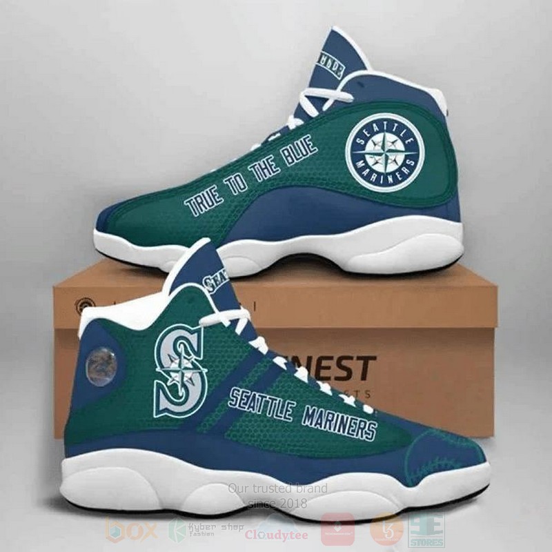 MLB_Seattle_Mariners_Air_Jordan_13_Shoes