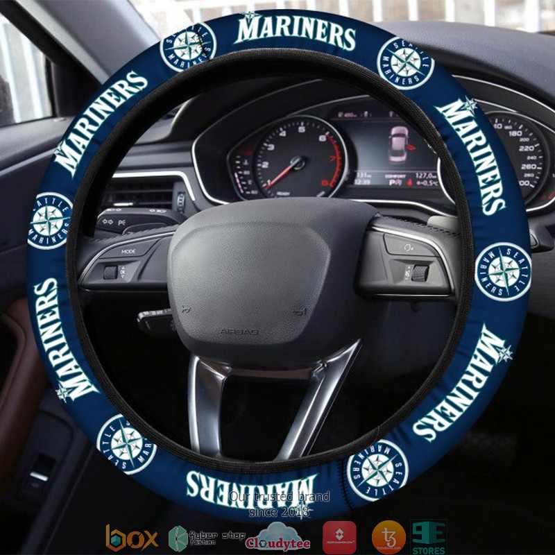 MLB_Seattle_Mariners_Navy_Steering_wheel_1