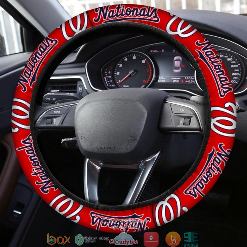 MLB_Washington_Nationals_Red_Steering_wheel
