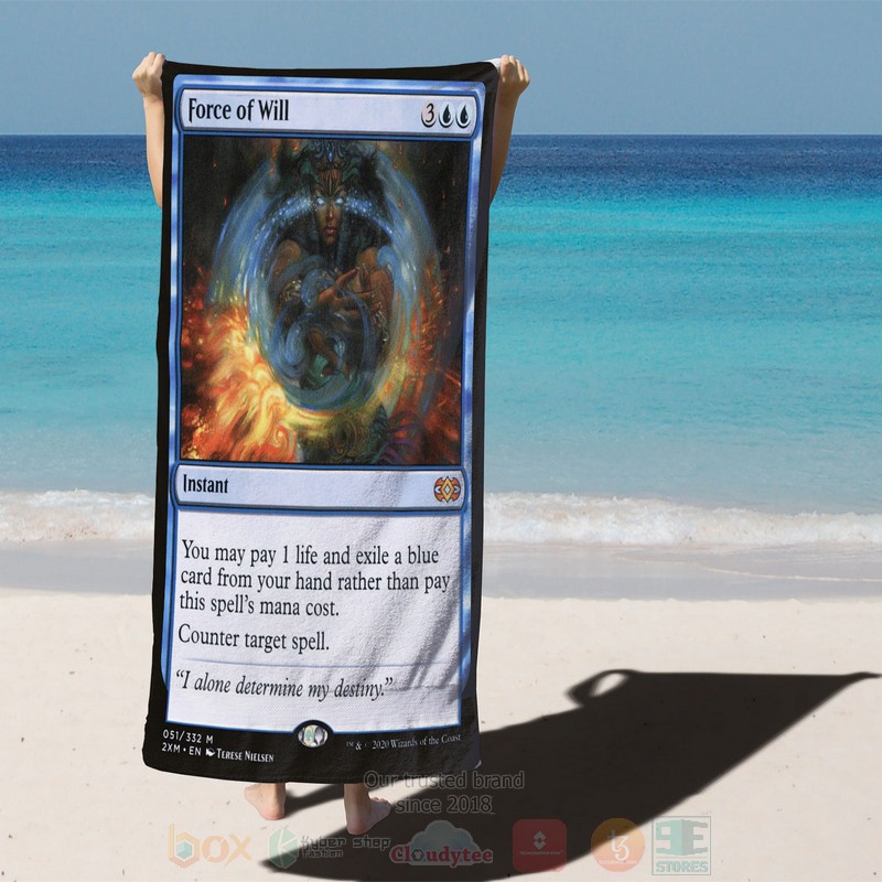 MTG_2Xm_51_Force_Of_Will_Beach_Towel