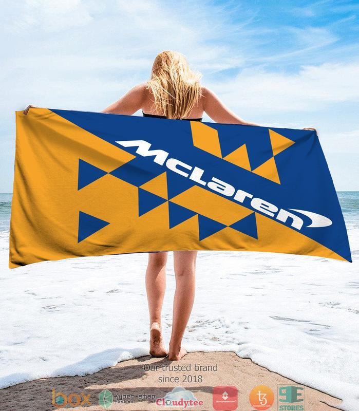 McLaren_Blue_yellow_Beach_Towel