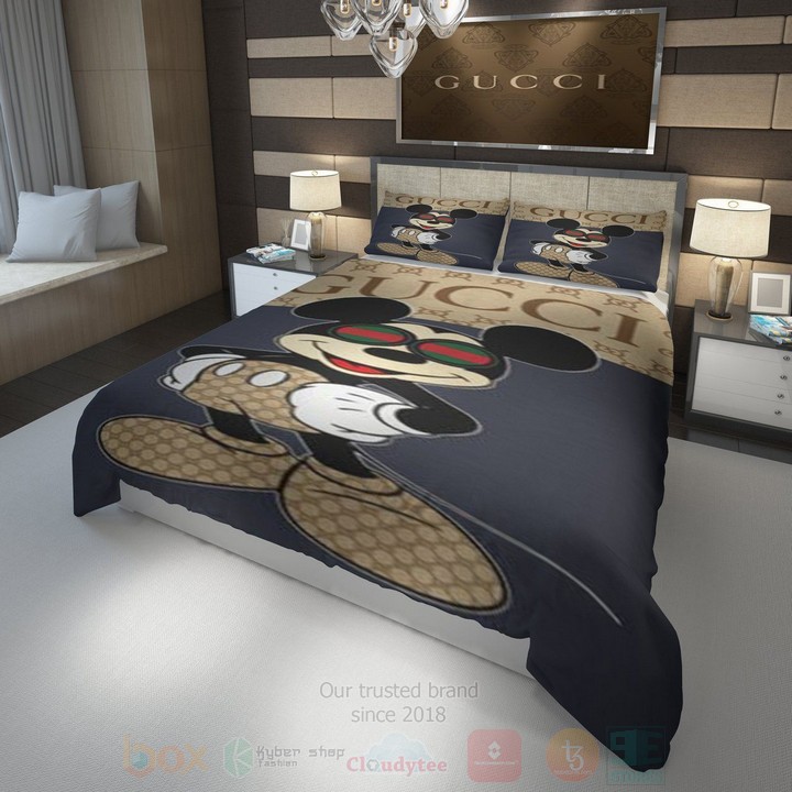 Mickey_Mouse_Gucci_Inspired_Bedding_Set