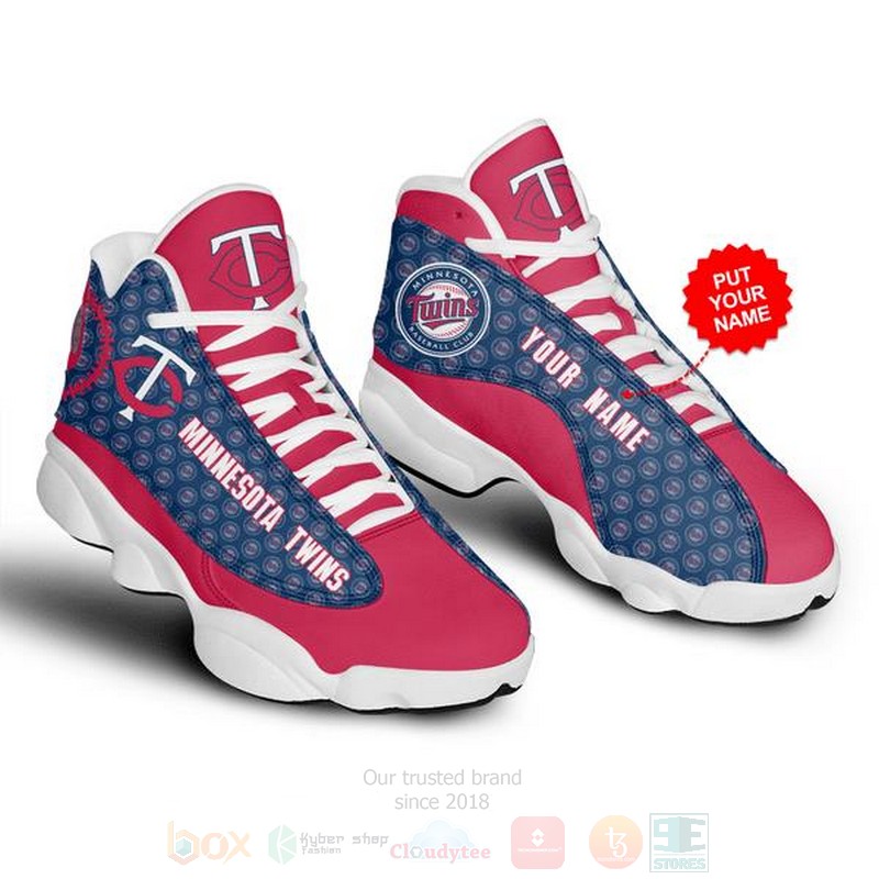 Minnesota_Twins_MLB_Custom_Name_Air_Jordan_13_Shoes