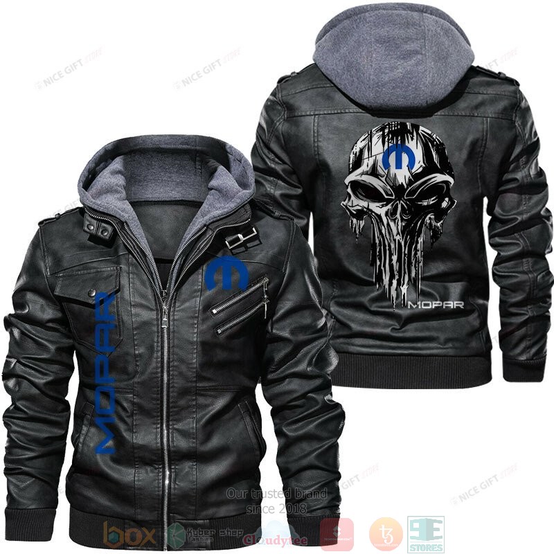 Mopar_white_The_Punisher_skull_Leather_Jacket