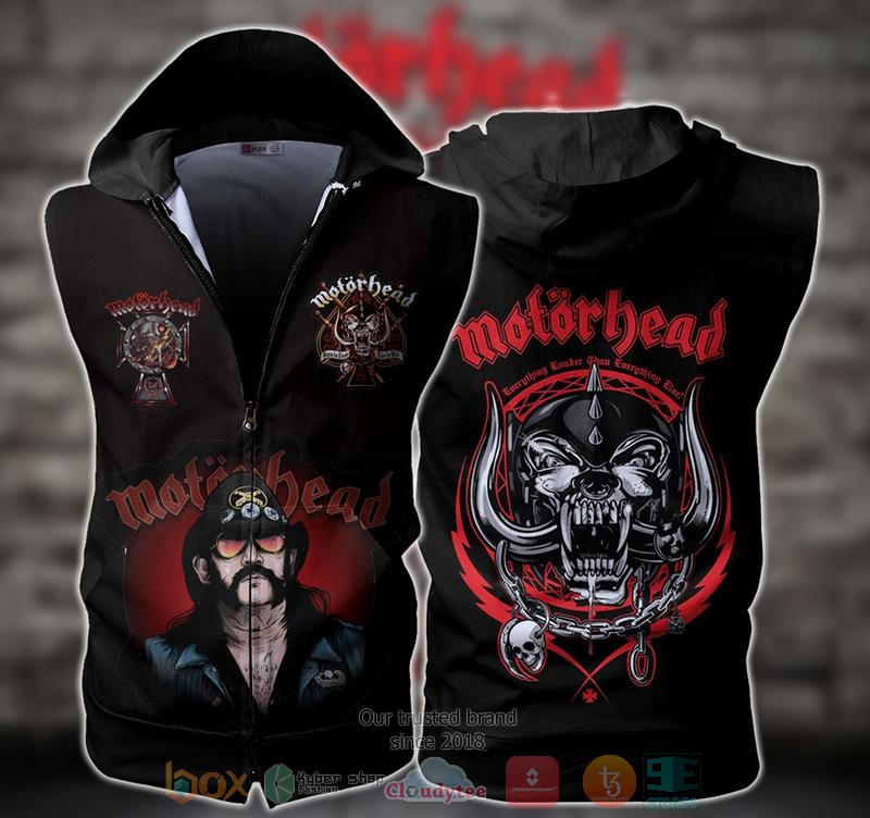 Motorhead_Rock_Band_Sleeveless_zip_vest_leather_jacket