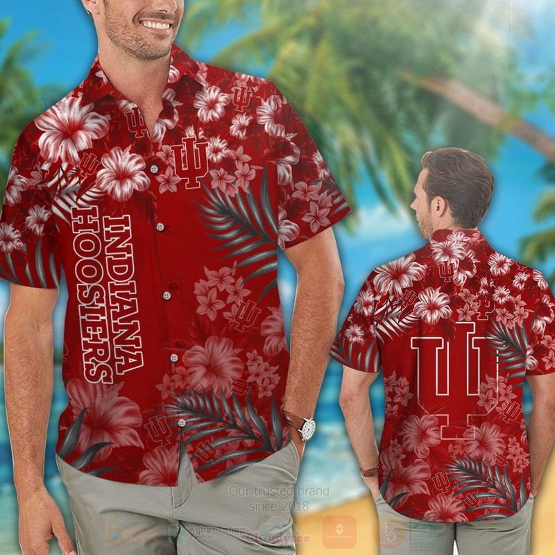 NCAA_Indiana_Hoosiers_Hawaiian_Shirt_Short_1