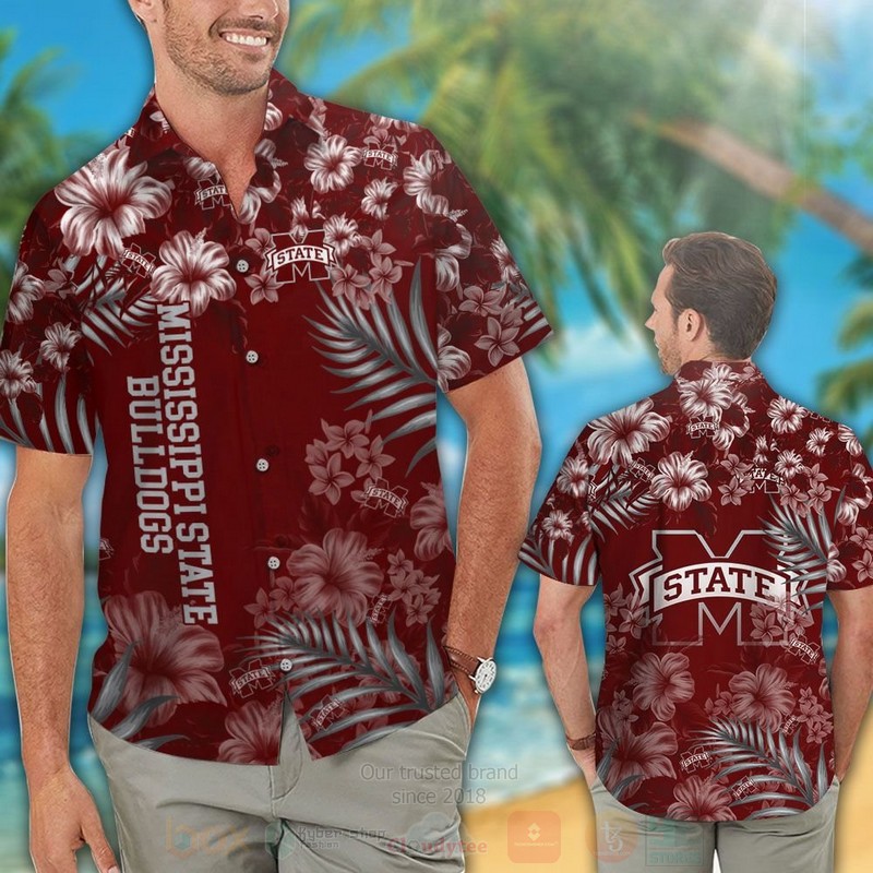 NCAA_Mississippi_State_Bulldogs_Hawaiian_Shirt_Short_1
