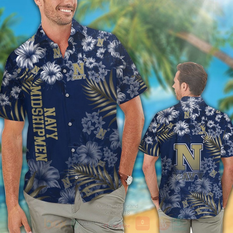 NCAA_Navy_Midshipmen_Hawaiian_Shirt_Short_1