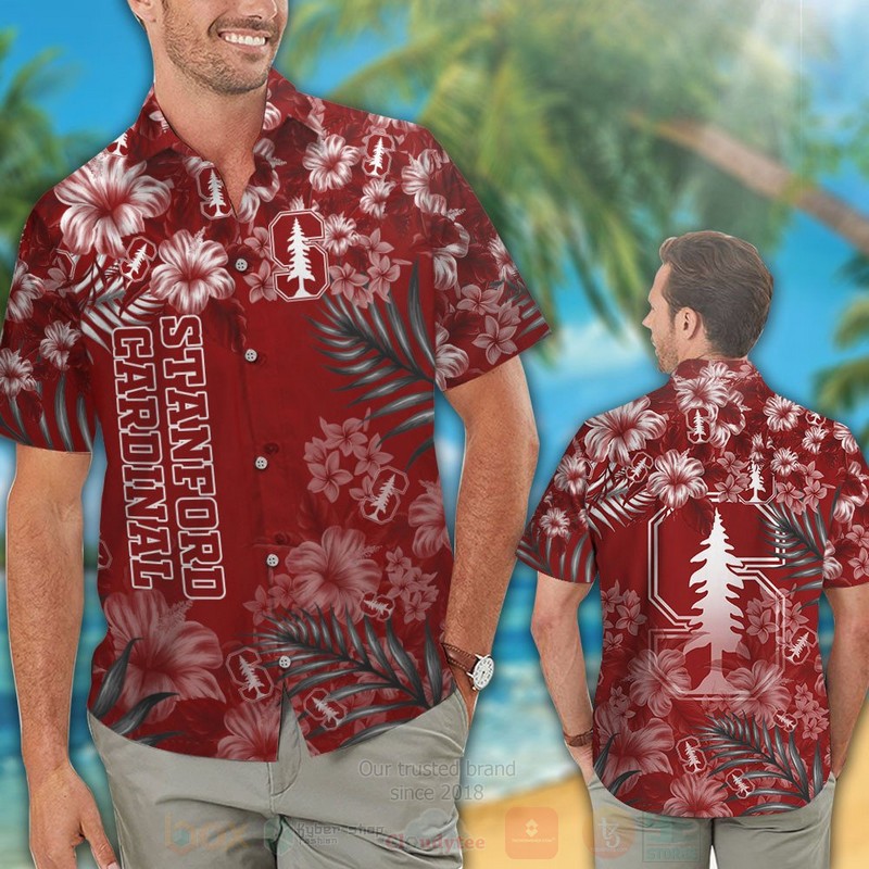 NCAA_Stanford_Cardinal_Hawaiian_Shirt_Short_1